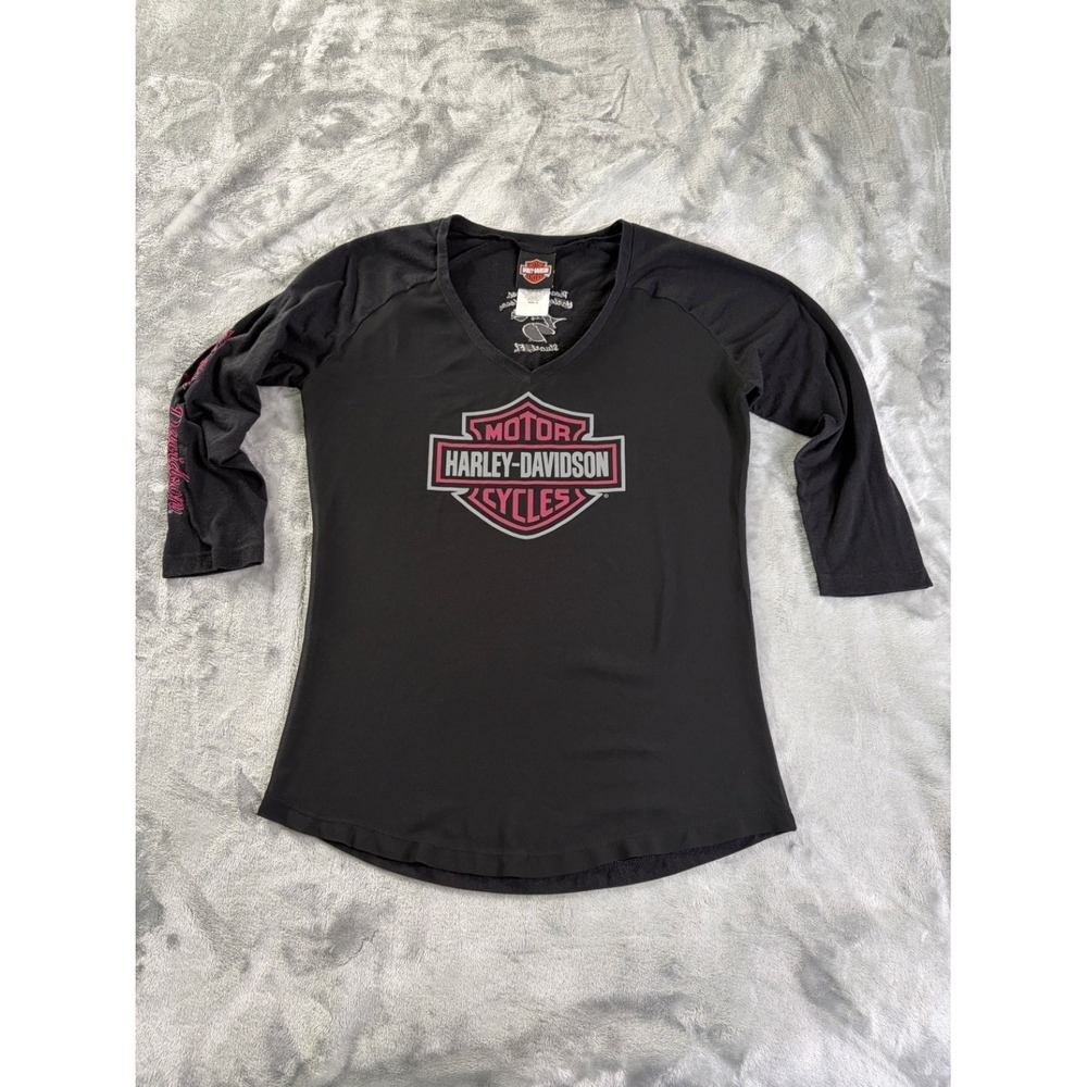 Harley-Davidson Treasure‎ Coast Stuart FL Womens M Black T-Shirt